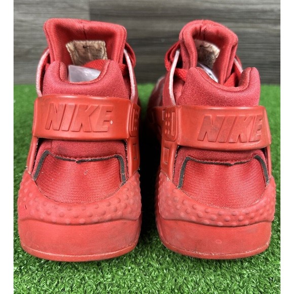 NIKE HUARACHE RUN 654275 600 RED Size 5.5y GS Womens size 7 - Picture 3 of 7
